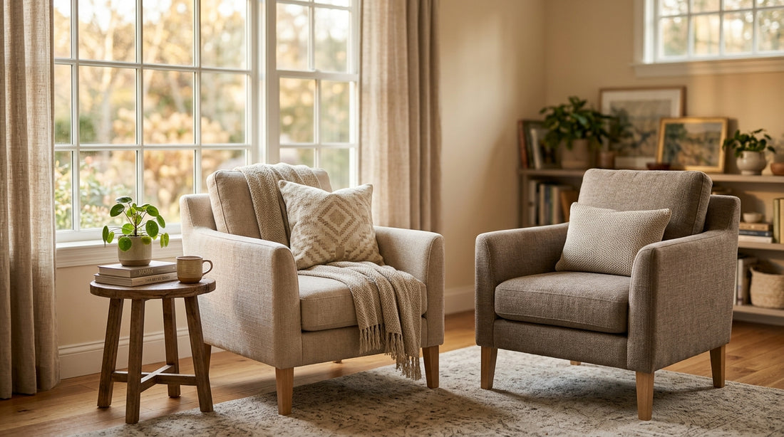 Set of 2 Accent Chairs: Size, Placement & Pairing