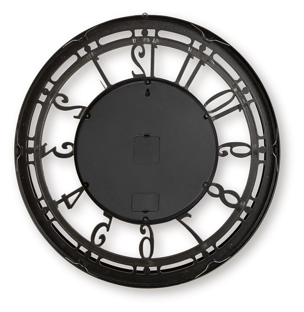 Gilover Wall Clock, Champagne Finish