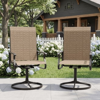 Feli Outdoor Stacking Chair Set of 2, Red Mesh Fabric, Black Metal