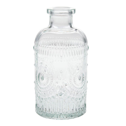 Medallion Glass Vase