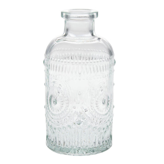 Medallion Glass Vase