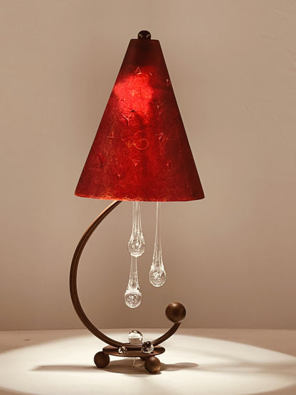 Garnet Table Lamp