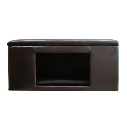 Gio Storage Ottoman, 19 Inch Round Lift Top, Sage Green Velvet Fabric
