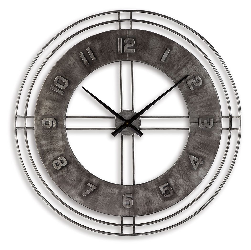 Ana Sofia Wall Clock, Antique Gray