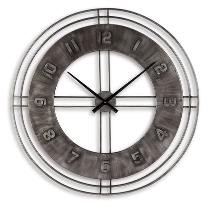 Ana Sofia Wall Clock, Antique Gray