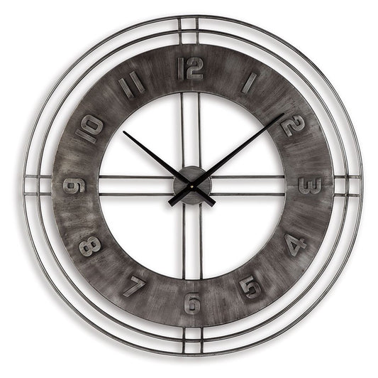 Ana Sofia Wall Clock, Antique Gray