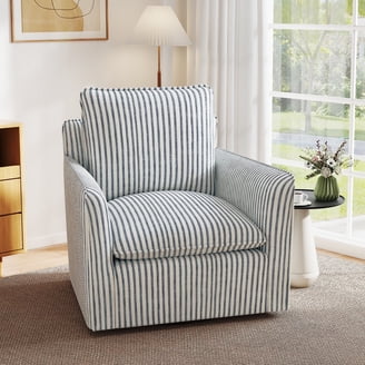 Gian 36 Inch Accent Chair, Soft Dark Gray Microfiber, Pillow Top Armrests