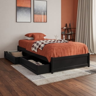 Univeersity Cottage Trundle With 3 Drawers, Dark Walnut