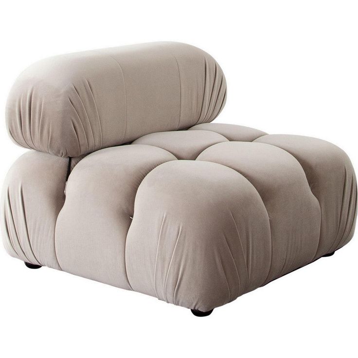 Hito 37 Inch Armless Chair, Thick Cushioned Seat and Back, Brown Upholstery