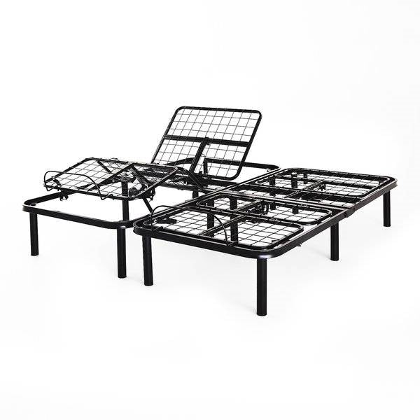 Split King Size Electric Head Foot Adjustable Bed Base with Remote — Chic Home-Decor