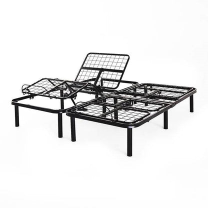 Electric Head Foot Adjustable Bed Base with Remote – Split King