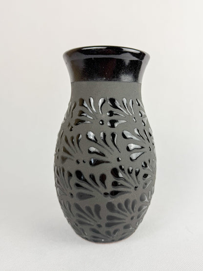 Talavera Style Flower Vase 9 Inch - Engobe Florero