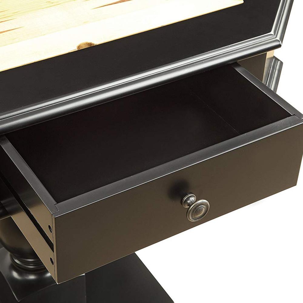 31 Inch Chess Game Table With Clipped Corners, Brown