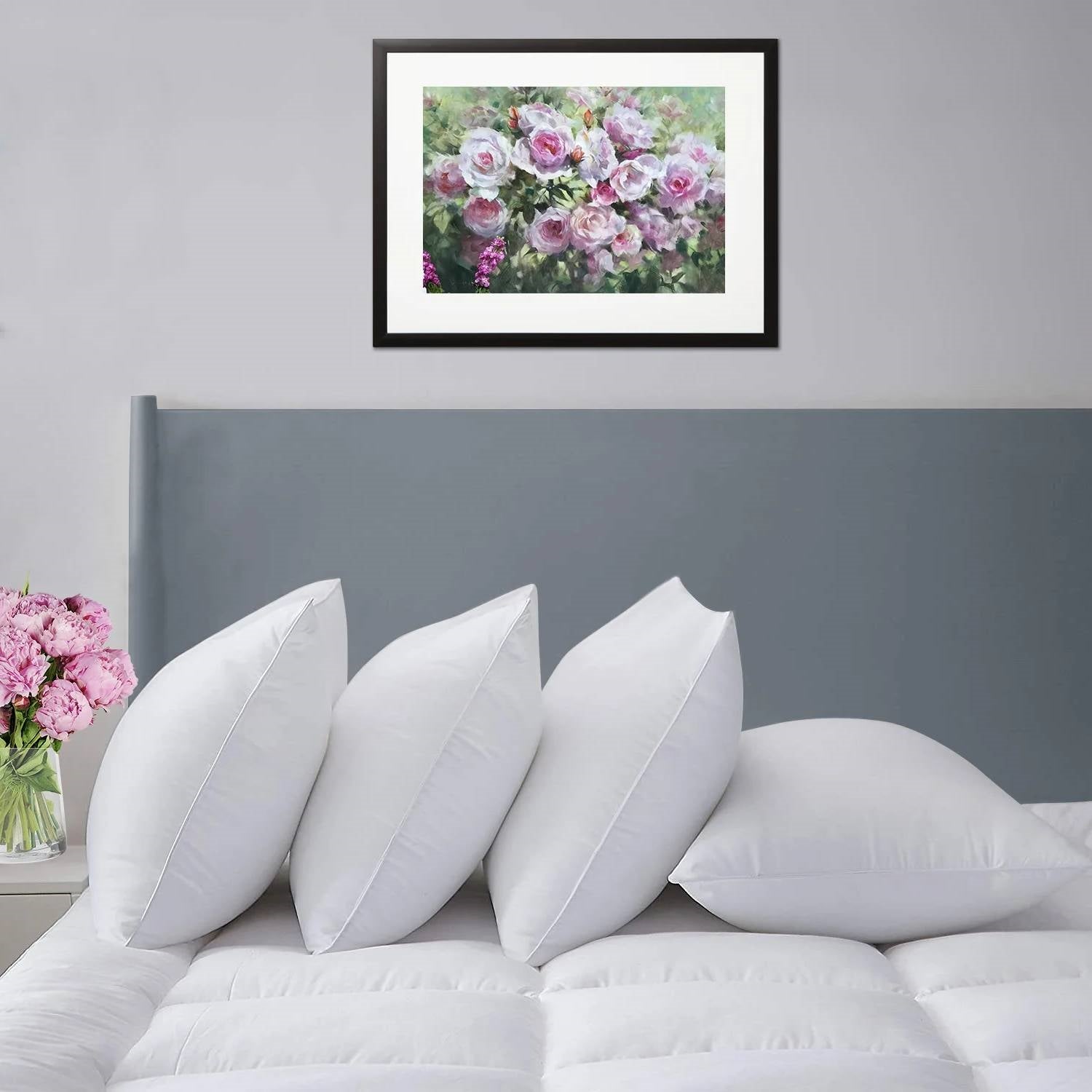 Set of 4 - Queen size Down Alternative Pillows - Machine Washable — Chic Home-Decor