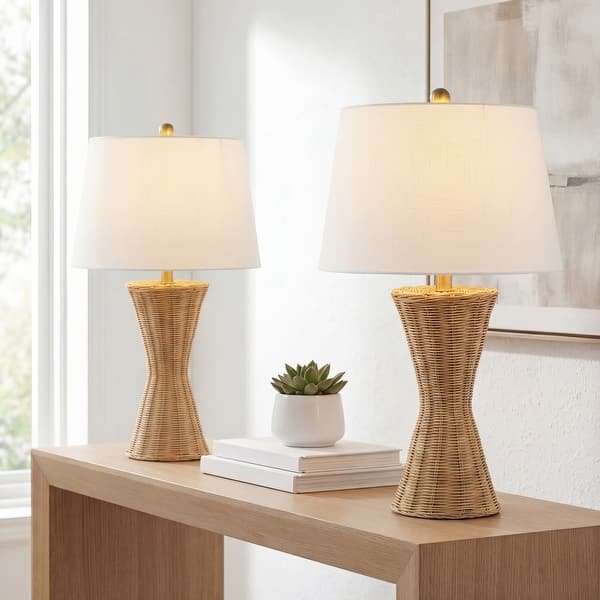 Horse Sculpture Table Lamp, Beige Linen Shade, 29 Inch Black Iron