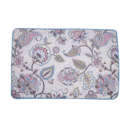 Queen size 3-Piece Quilt Bedspread Set 100-Percent Cotton Floral Paisley