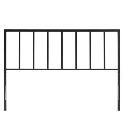 Full size Modern Classic Black Metal Headboard