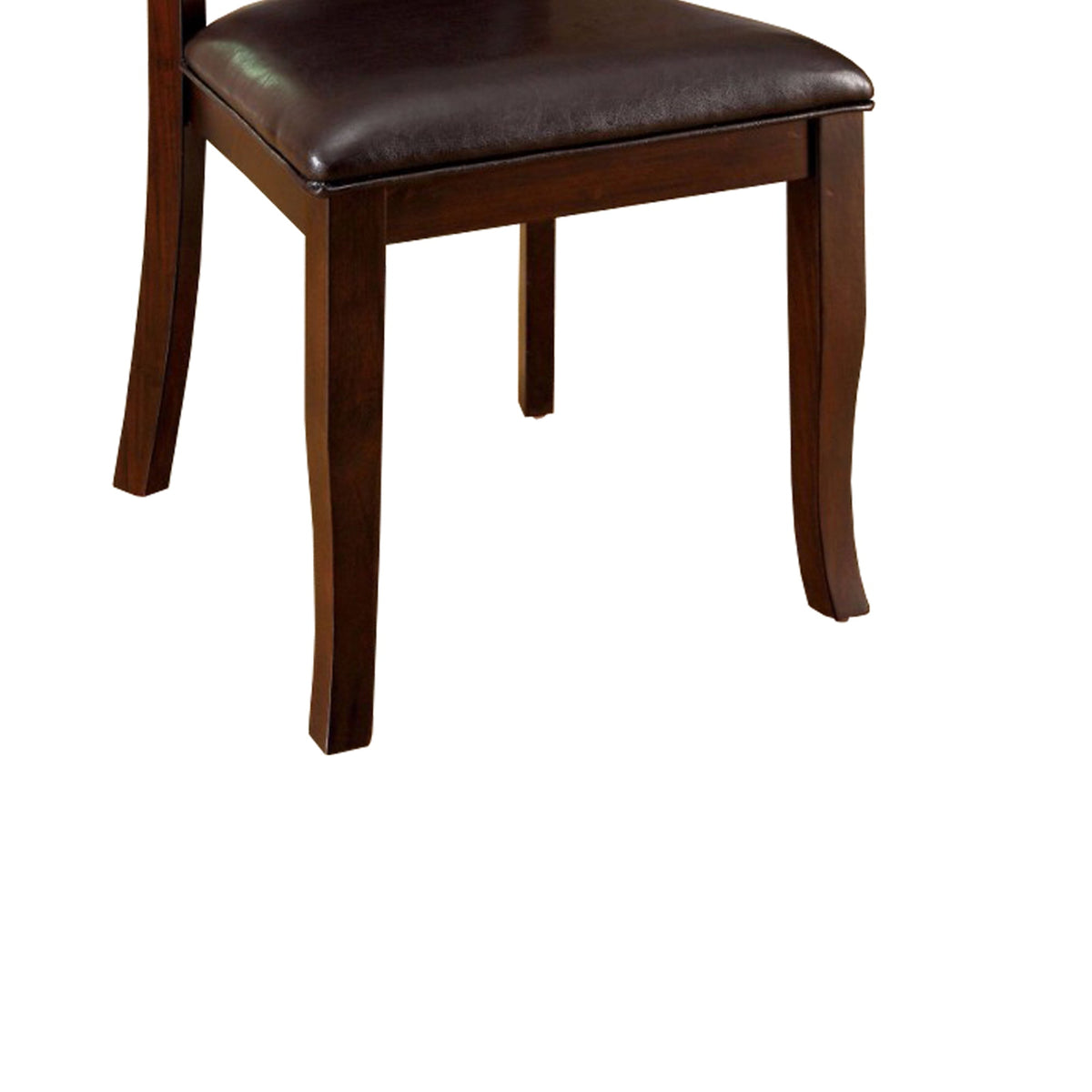 Woodside Transitional Side Chair , Expresso Finish, Set Of 2