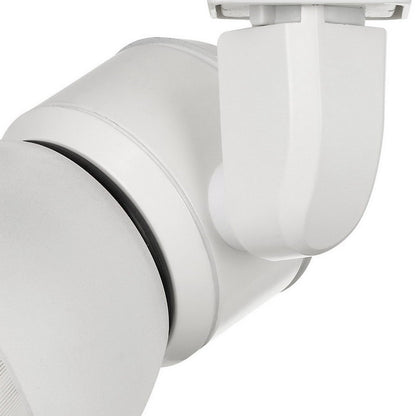 10W Integrated LED Track Fixture with Polycarbonate Head, White