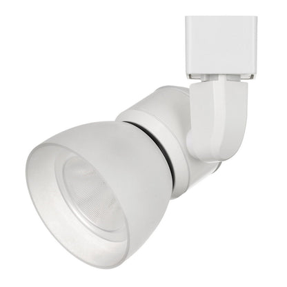 10W Integrated LED Track Fixture with Polycarbonate Head, White