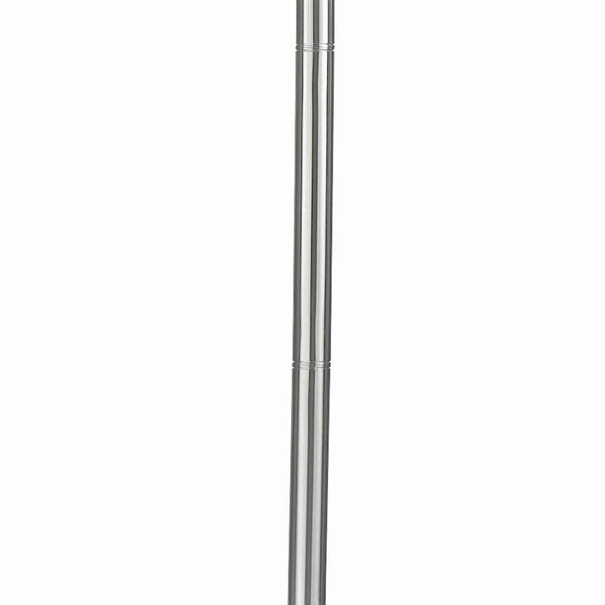 3 Way Torchiere Floor Lamp with Frosted Glass shade and Stable Base, White