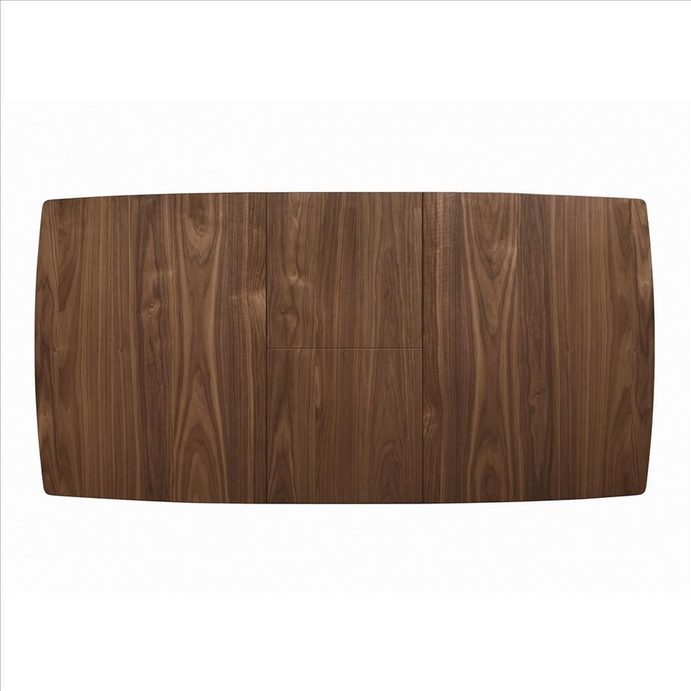 30 Inch Mid Century Modern Wooden Dining Table, Brown