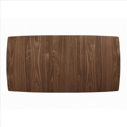 30 Inch Mid Century Modern Wooden Dining Table, Brown