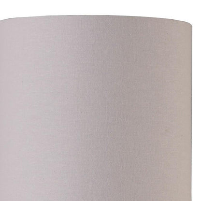 Table Lamp with Curved Abstract Metal Base, Silver