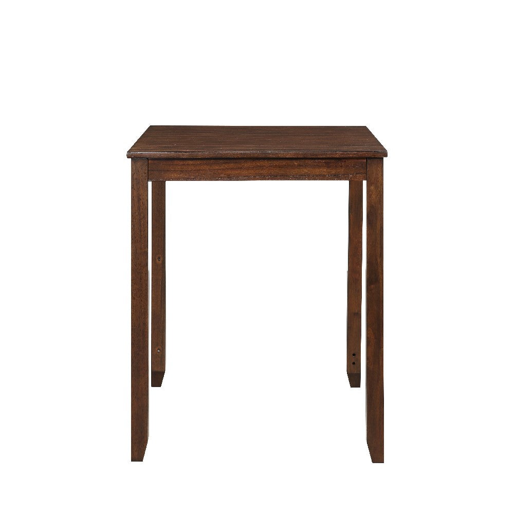 Gary 3 Piece Counter Table Set, Cherry Brown