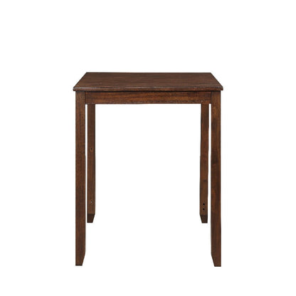 Gary 3 Piece Counter Table Set, Cherry Brown