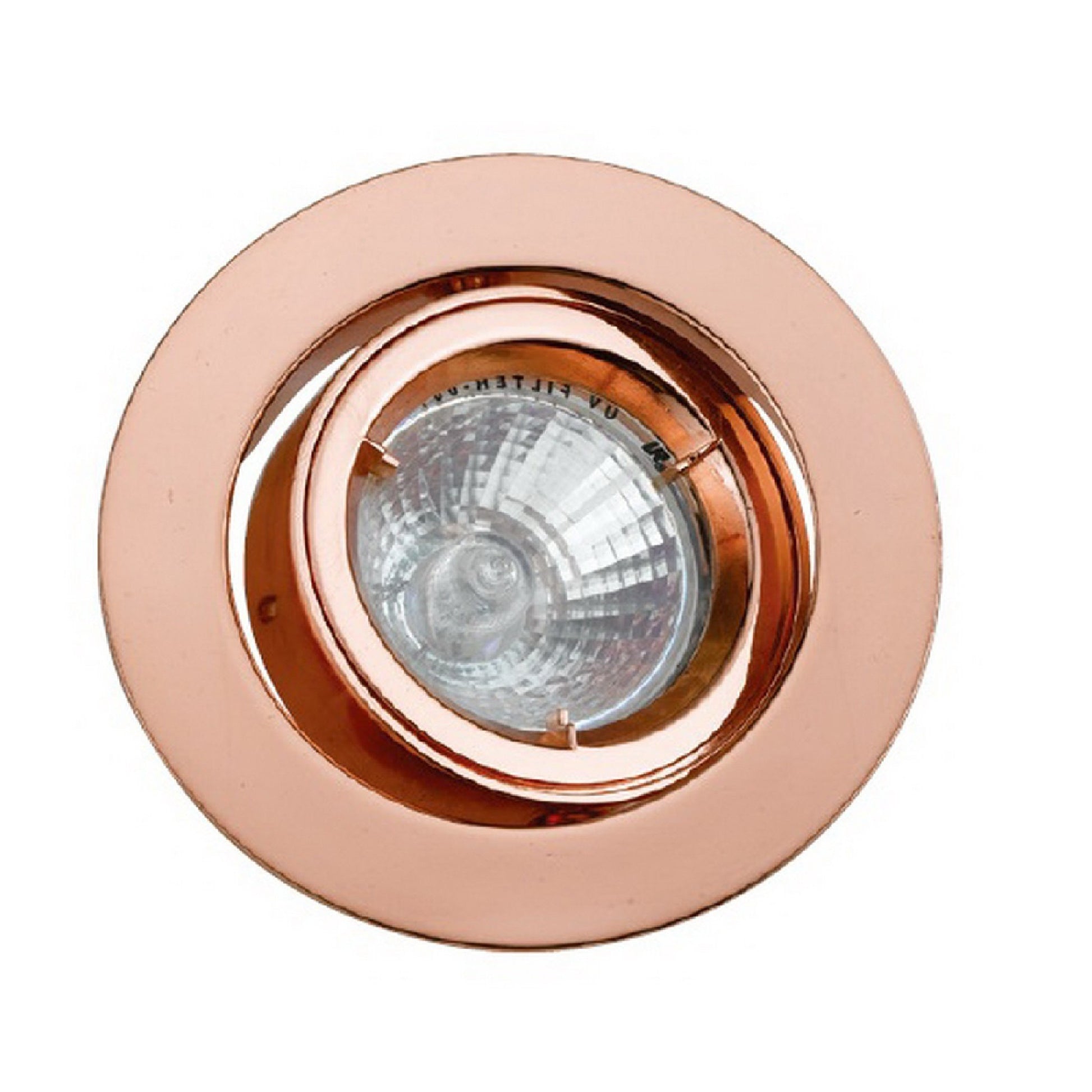 3.75 Inch 12V Round Ceiling Light with Metal, Antique Copper — Chic Home-Decor