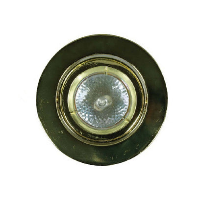 4 Inch 12V Round Ceiling Light with Metal, Antique Brass