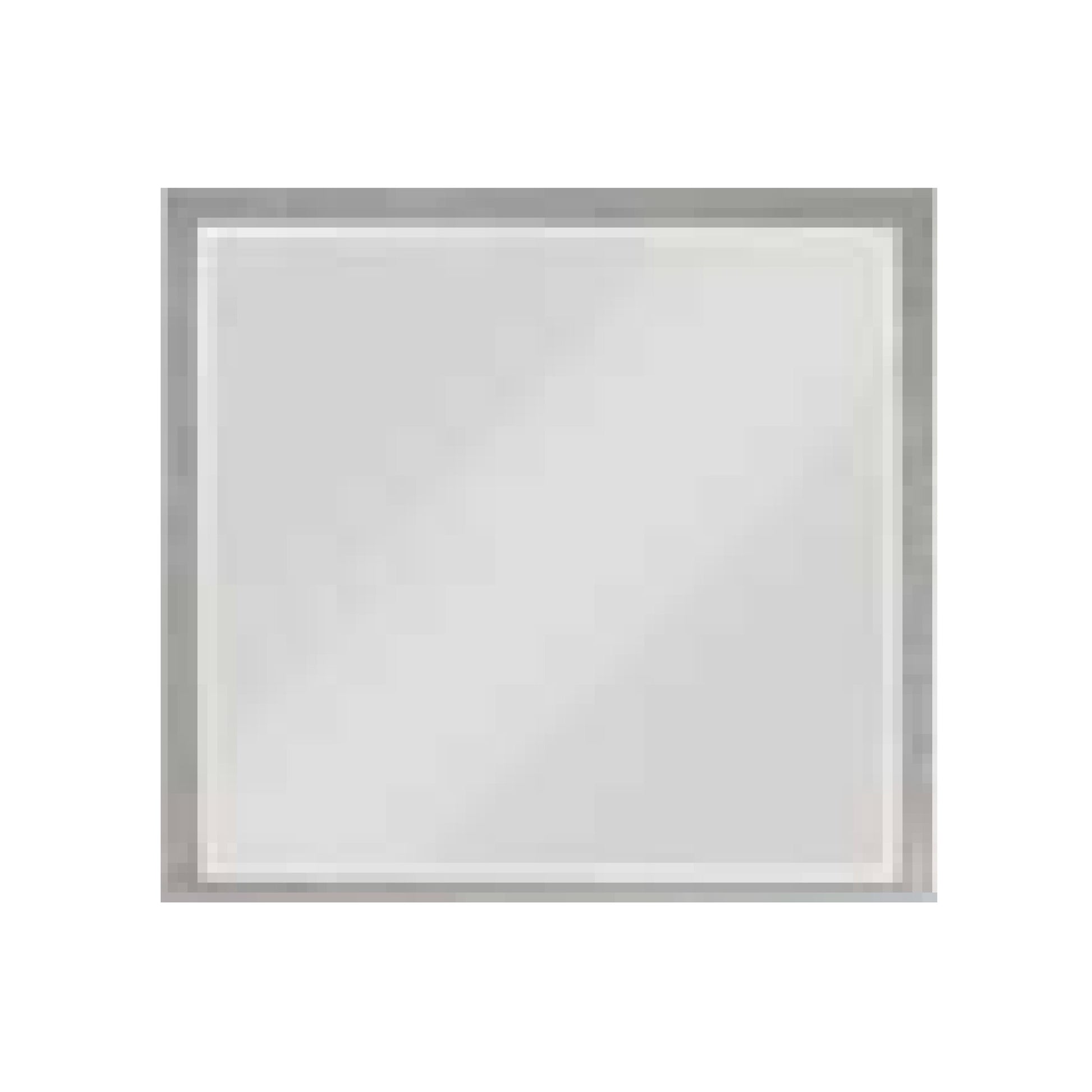 Jody 38 Inch Wall Mirror, Rectangular Wood Frame, Gray — Chic Home-Decor