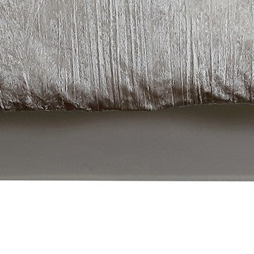 Jay 7 Piece Queen Comforter Set, White Polyester Velvet Deluxe Texture