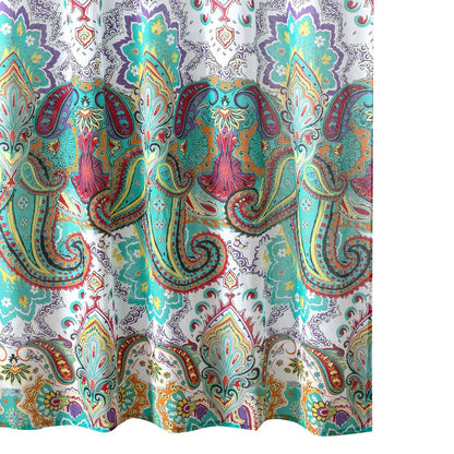 Vana 72 Inch Shower Curtain, Microfiber Fabric