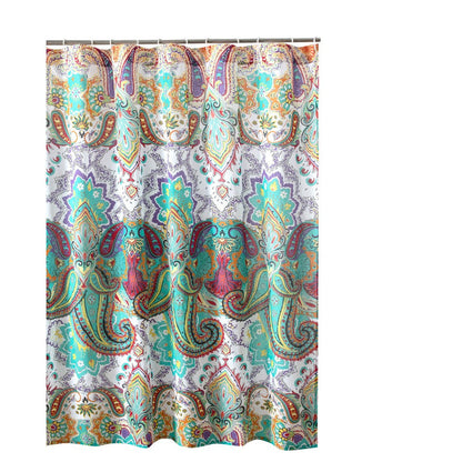 Vana 72 Inch Shower Curtain, Microfiber Fabric