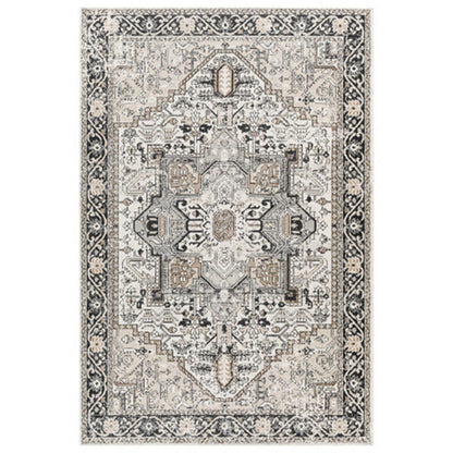 Cal 8 x 10 Area Rug, Persian Inspired Medallion Print