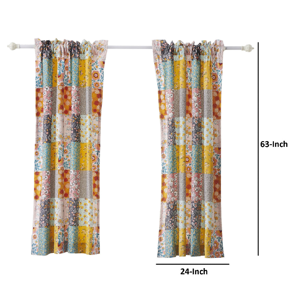 Turin 63 Inch Window Curtains, Brushed Microfiber