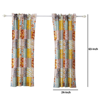 Turin 63 Inch Window Curtains, Brushed Microfiber