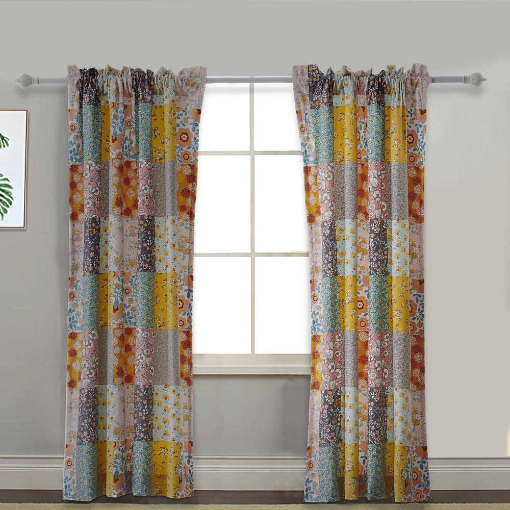 Turin 63 Inch Window Curtains, Brushed Microfiber