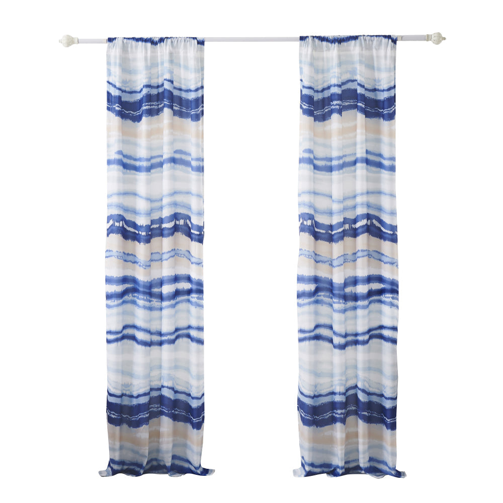 Oda 84 Inch Window Curtains, Microfiber Polyester