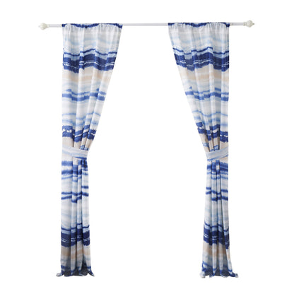 Oda 84 Inch Window Curtains, Microfiber Polyester