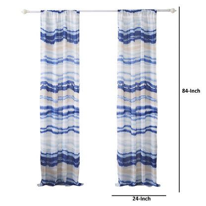 Oda 84 Inch Window Curtains, Microfiber Polyester
