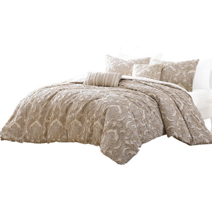 Kile Modern 6 Piece Queen Size Duvet Comforter Set