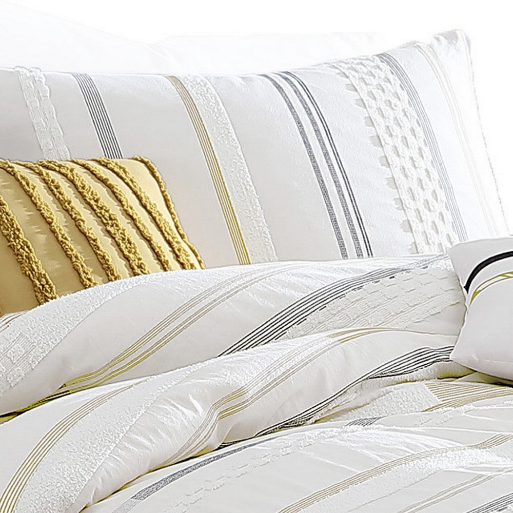 Mary 6 Piece Queen Duvet Comforter Set, 2 Pillows