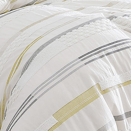 Mary 6 Piece Queen Duvet Comforter Set, 2 Pillows