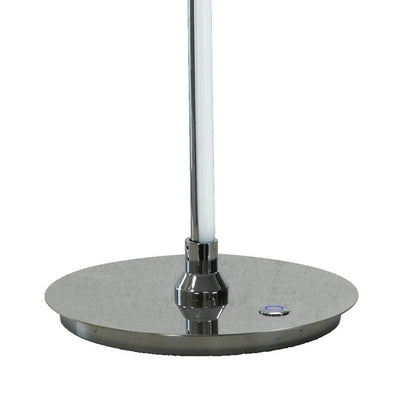 Sea 22 Inch Table Lamp, Accent Twisted LED Light, Modern Style, Chrome Base