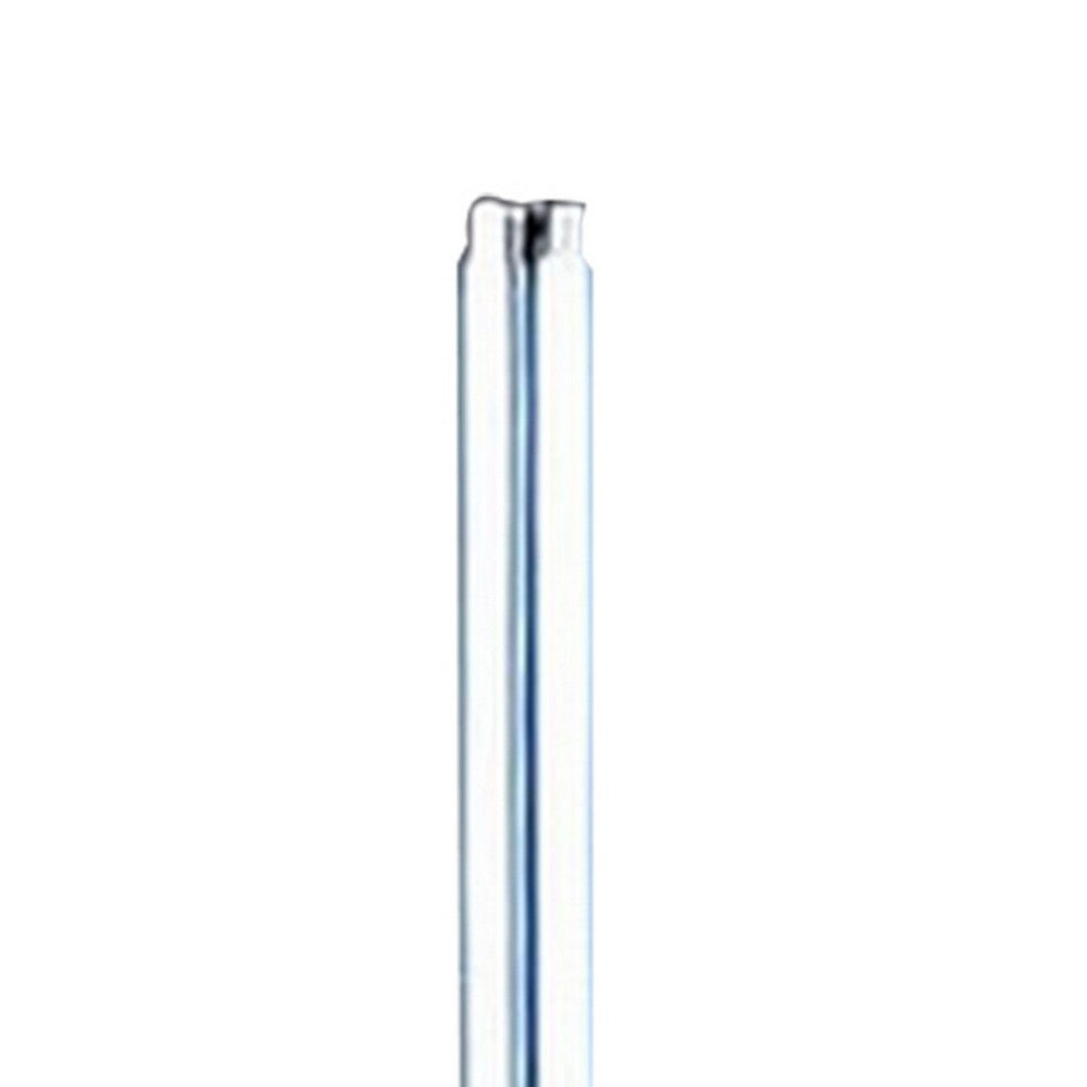 Fizo 25 Inch Table Lamp, Sleek Design, LED Light, Touch Switch, Silver