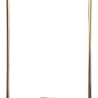 Gizo 21 Inch Table Lamp, LED Light, Wireless Charging, Metal Base, Brass