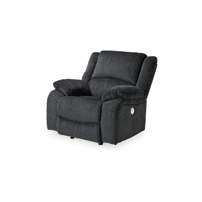Wie 39 Inch Power Recliner Chair, Rocker, Slate Gray Chenille Upholstery